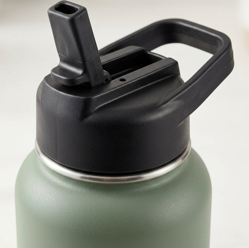Ygbvf Straw Lid Insulated Bottle Sage 24 oz