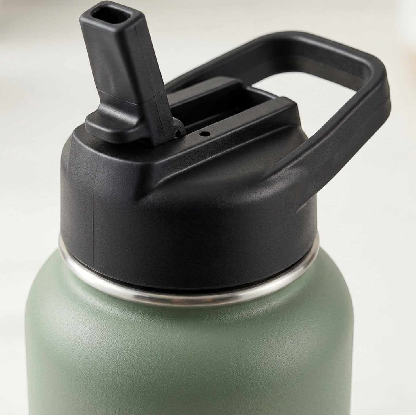 Ygbvf Straw Lid Insulated Bottle Sage 24 oz