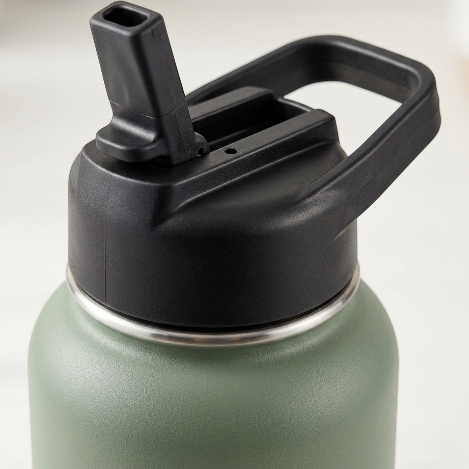 Ygbvf Straw Lid Insulated Bottle Sage 24 oz