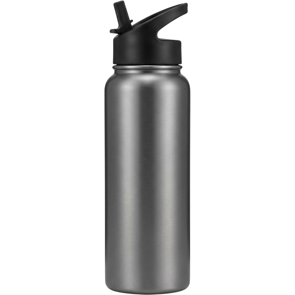 Ygbvf Straw Lid Insulated Sport Bottle Graphite 32 oz