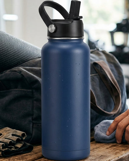 Ygbvf Wide Mouth Sport Bottle Navy 40 oz